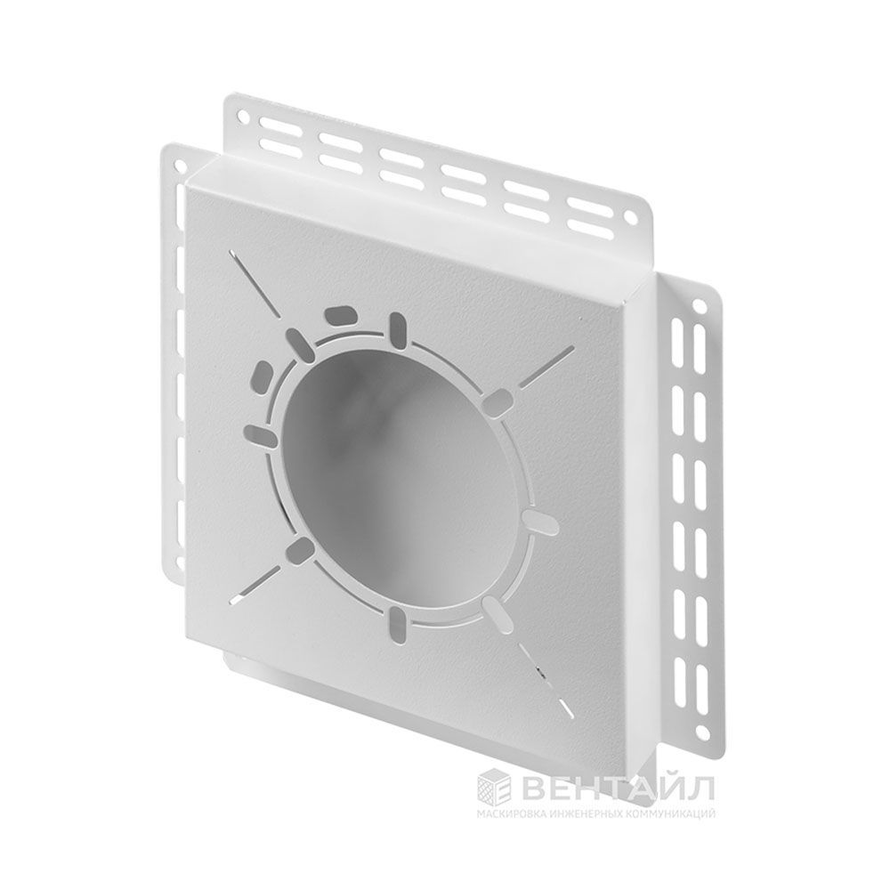 Решетка под покраску Вентайл Дизайн-У 200x200 белая (для вентилятора D100)