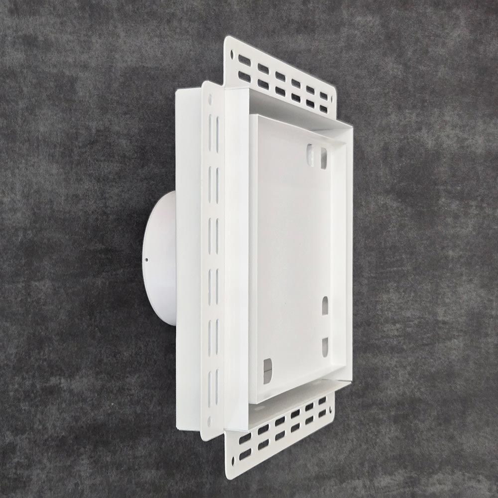 Решетка + вентилятор Keramo-M White 200x200 / STILL-B 100CК (белая)