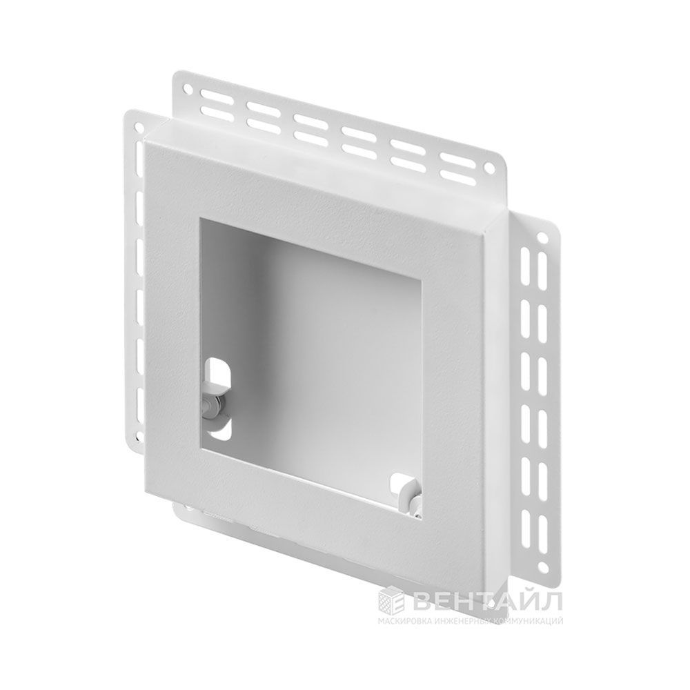 Решетка под плитку без маяка Вентайл Керамо 200x200 белая