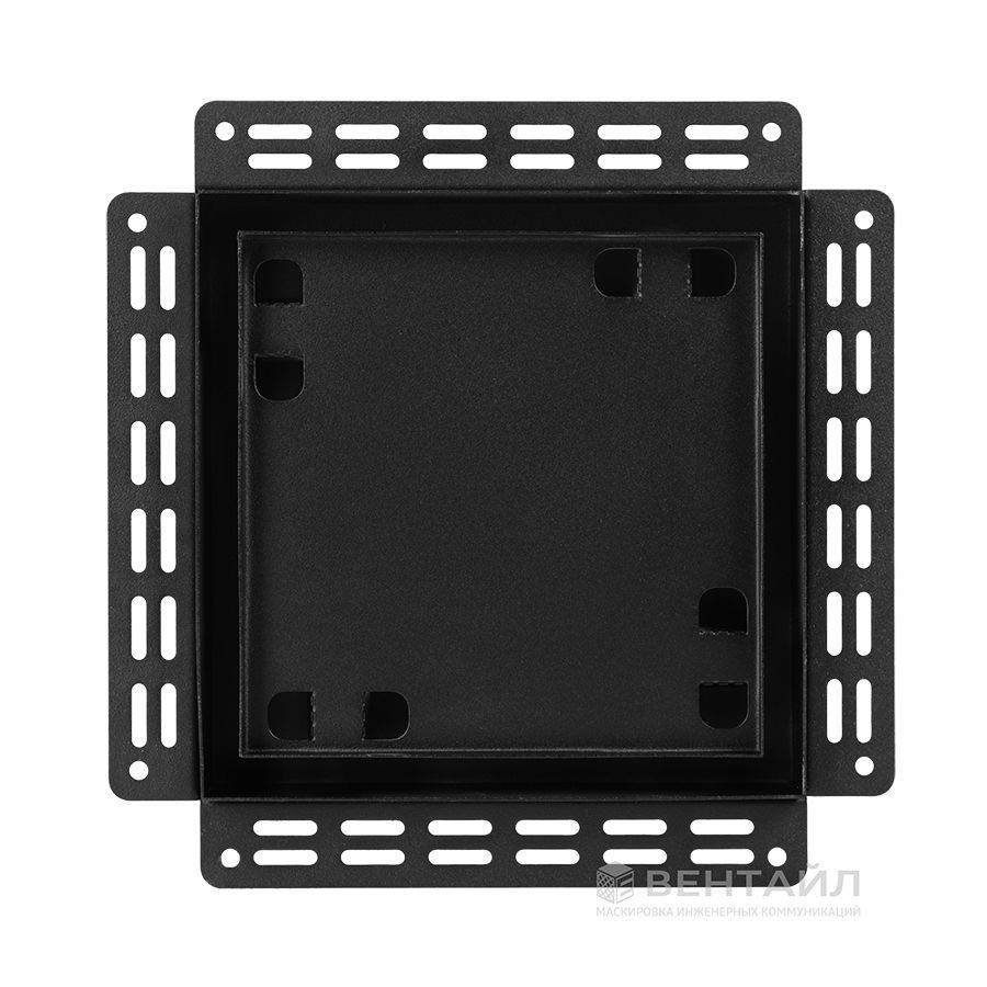 Вентиляционная решетка VRB 200x200 Tile / SLIM 4CMR (черная)