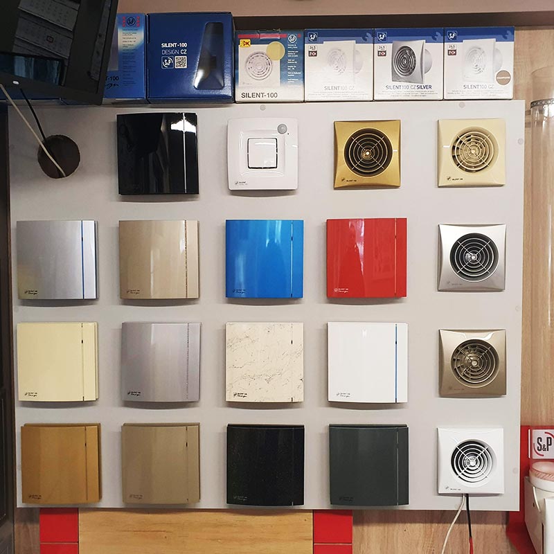 Вентилятор S&P SILENT-200 CZ GOLD DESIGN 4C