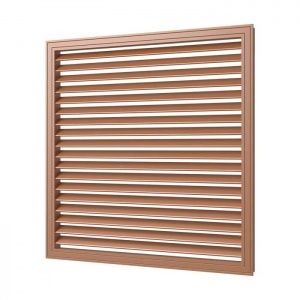 Радиаторная решетка 600x600 вишня