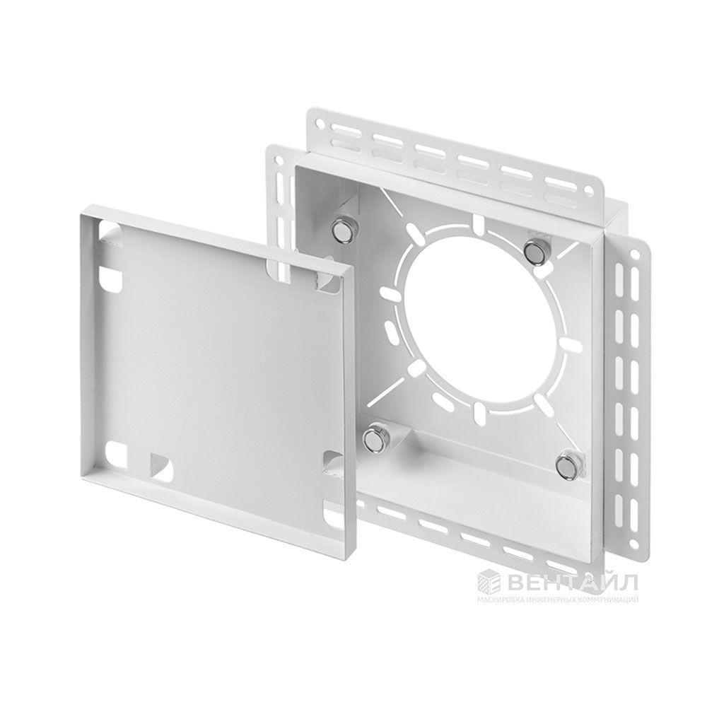 Решетка под плитку с маяком Вентайл Керамо-УВМ 240x240 белая (для вентилятора D125)