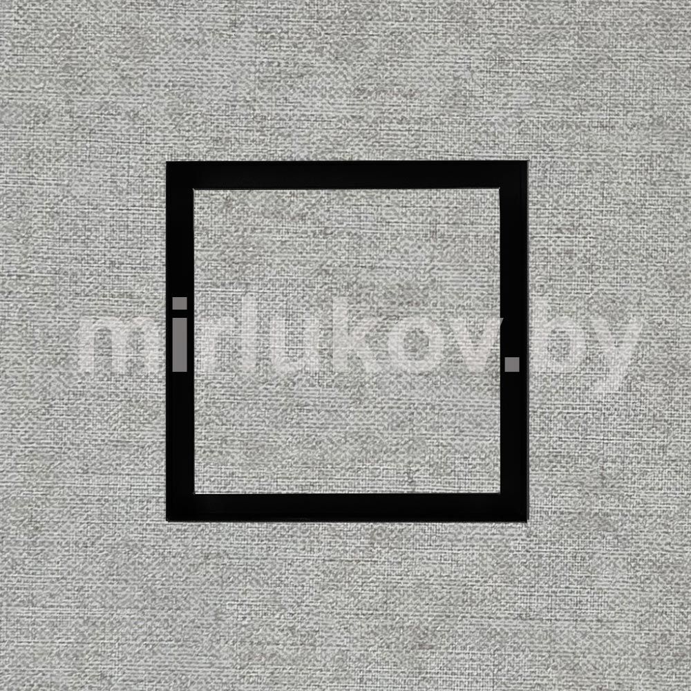 Решетка + вентилятор Design Black 200x200 / STILL-B 100CT (черная, таймер)