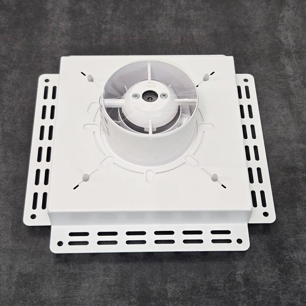 Решетка + вентилятор Keramo-M White 200x200 / STILL-B 100CК (белая)