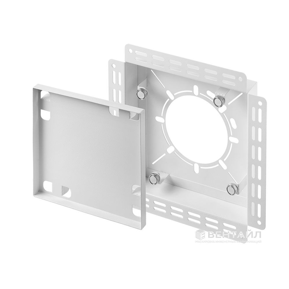 Решетка под плитку без маяка Вентайл Керамо-У 260x260 белая(для вентилятора D150)