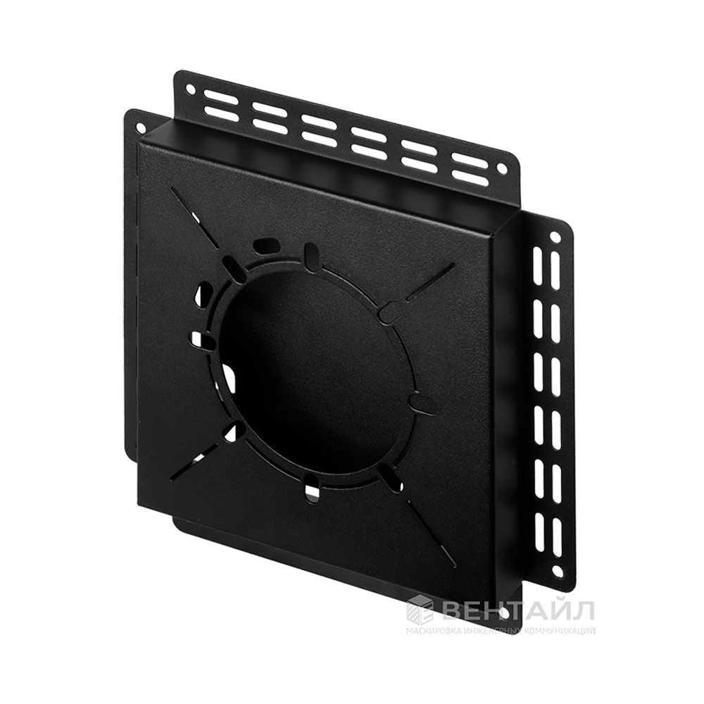 Решетка под плитку без маяка Вентайл Керамо-У 240x240 черная (для вентилятора D125)