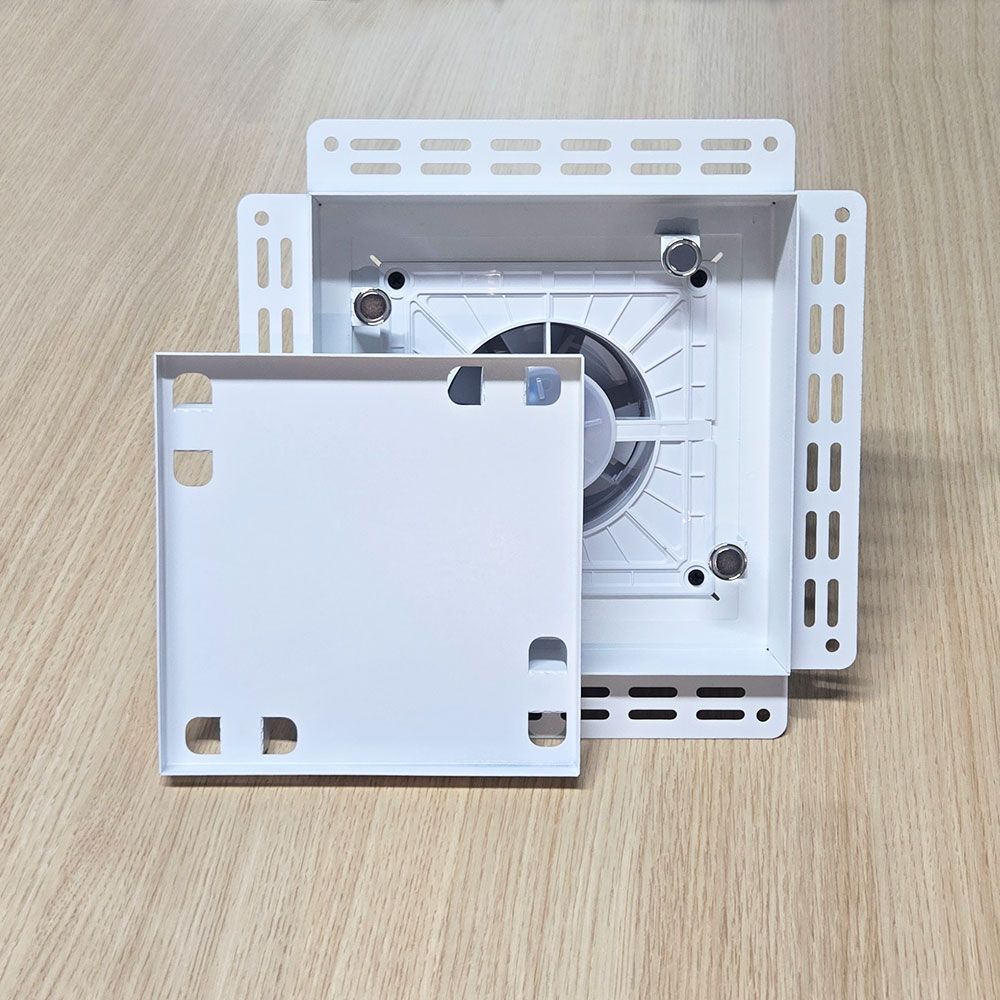 Вентиляционная решетка VRW 200x200 Tile / SLIM 4C (белая)