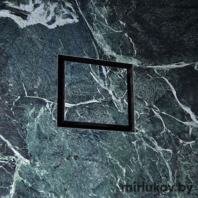 Решетка + вентилятор Keramo-M Black 200x200 / STILL-B 100CТ (таймер)