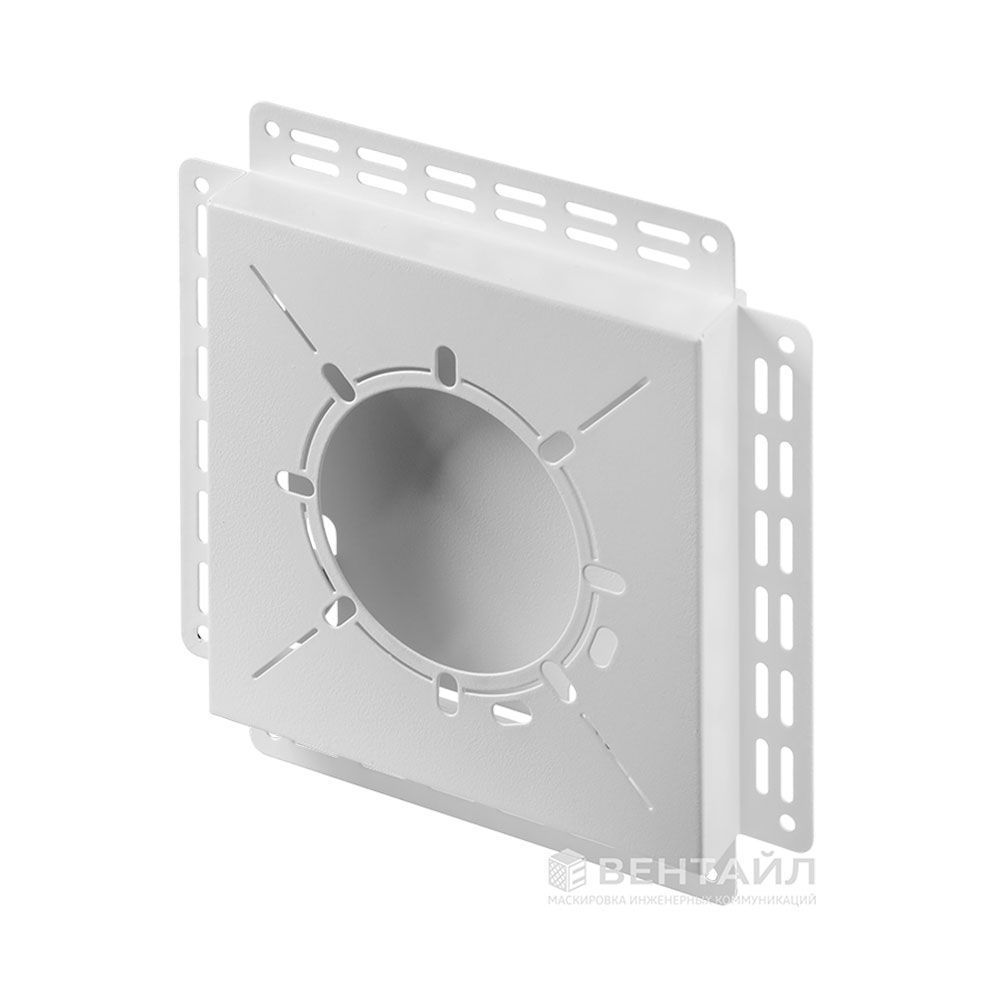 Решетка под плитку с маяком Вентайл Керамо-УВМ 240x240 белая (для вентилятора D125)