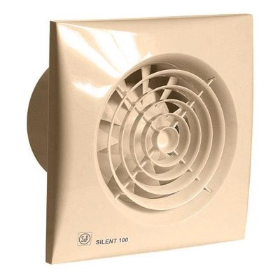 Вентилятор Silent-100 CZ Ivory, слоновая кость