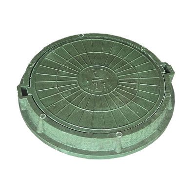 Люк канализационный 760/110 7т, зеленый