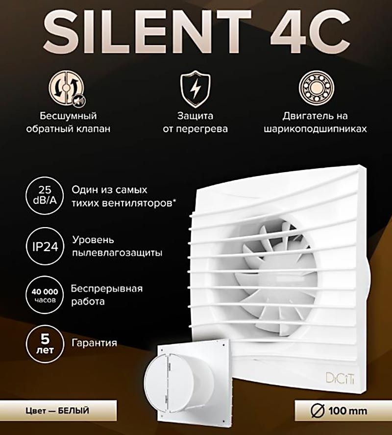 Вентилятор SILENT 4C Вентилятор SILENT 4C
